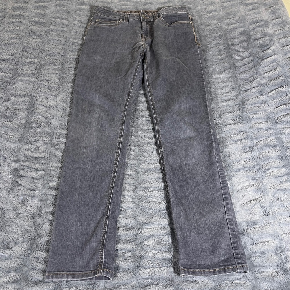 Prana Mens Slim‎ Fit Gray Denim Jeans Organic Cotton Stretch 30W x 32L AP161